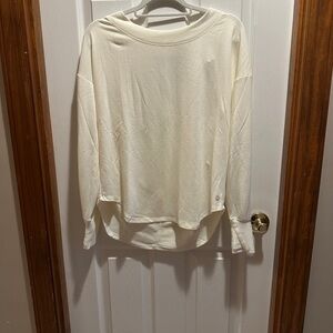 Balance Collection Cream Long Sleeve Top
